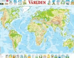 Larsen: Rampussel - Karta, Världen (80)