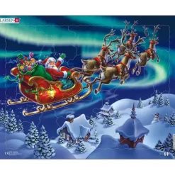 Larsen: Rampussel - Tomten Kör Släde i Norrsken (26)