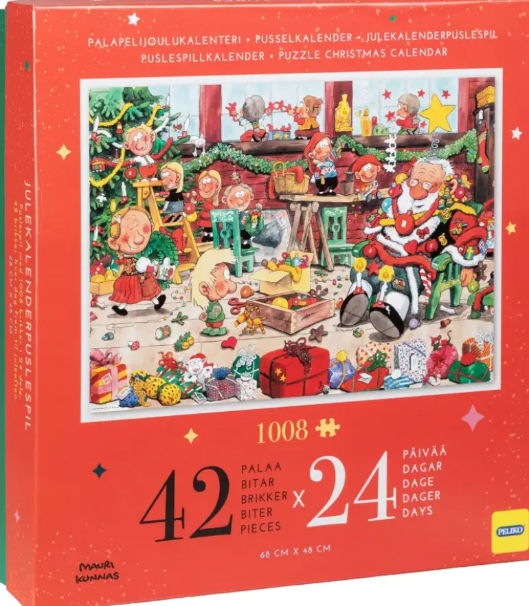 Peliko: Pusselkalender - Julpyntningsdags! (1008)