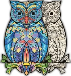 Philos: Artifact Wooden Puzzle - Owl (199)