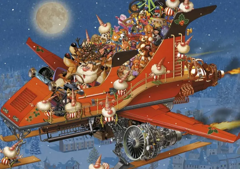 Piatnik: Francois Ruyer - Christmas Jet (1000)