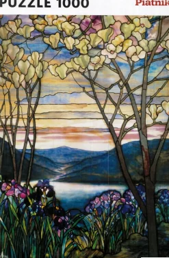 Piatnik: Louis Comfort Tiffany - Magnolias and Irises (1000)