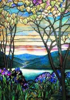 Piatnik: Louis Comfort Tiffany - Magnolias and Irises (1000)
