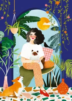 Pieces & Peace: Blue Garden (1000)