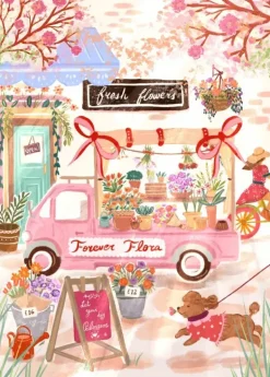 Pieces & Peace: Forever Flora, Flower Truck (500)