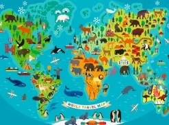 Ravensburger: Animal World Map (150)