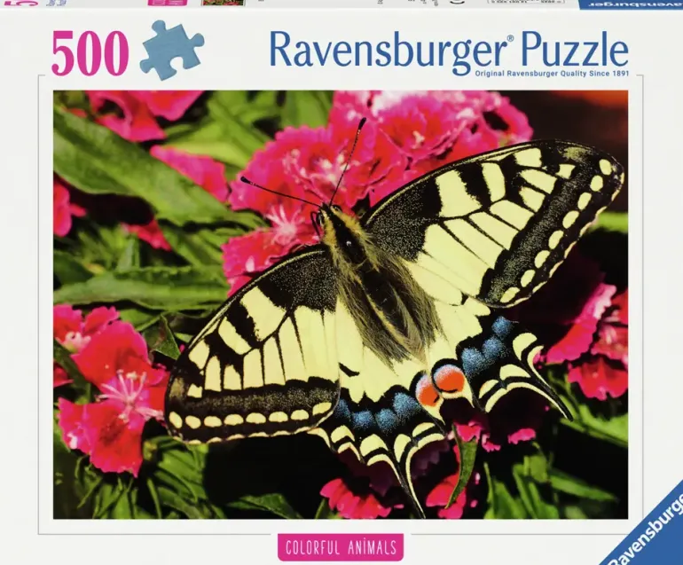 Ravensburger: Colorful Animals - Butterfly (500)