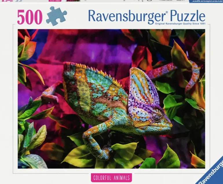 Ravensburger: Colorful Animals - Chameleon (500)
