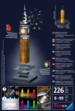 Ravensburger: 3D - Big Ben, London - Night Edition (226)