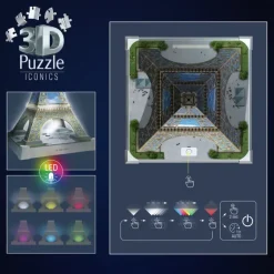 Ravensburger: 3D - Tour Eiffel, Led Light Edition (243)