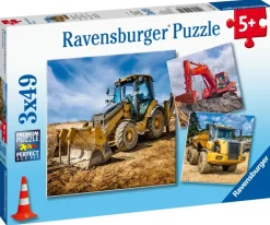 Ravensburger: Digger at Work! (3 x 49)