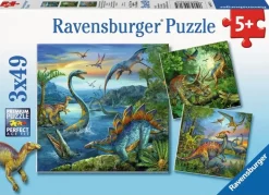 Ravensburger: Dinosaur Facination (3 x 49)