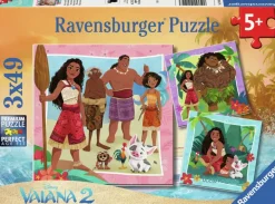 Ravensburger: Disney - Vaiana 2, Off to new Adventures (3 x 49)