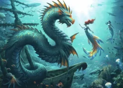 Ravensburger: Enchanted Depths - Dragon, Mermaid and Turtles (1000)
