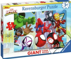 Ravensburger: Golvpussel - Spidey Amazing Friends, An Amazing Team (24)