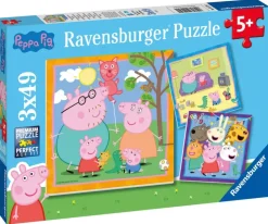 Ravensburger: Greta Gris - Peppa's Family and Friends (3 x 49)
