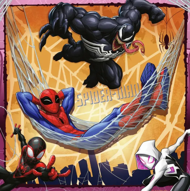 Ravensburger: Marvel - Spider-Man, It's Web-Slinging Time! (3 x 49)