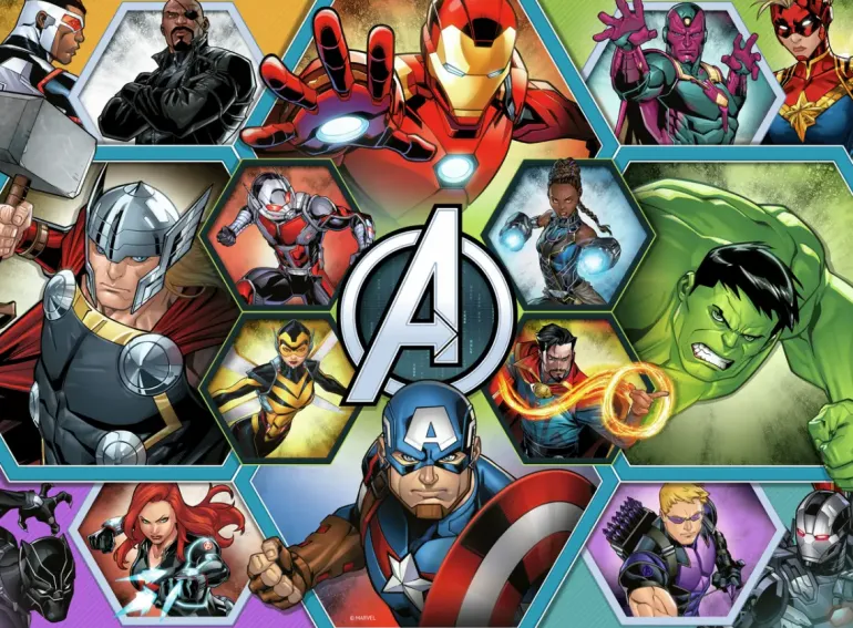 Ravensburger: Marvel Avengers - Earth's Mightiest Heroes (100)