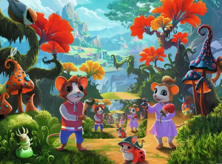 Ravensburger: Musse & Helium - Fantasy Land (100)