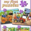 Ravensburger: My First Puzzle - Construction Site Animals (2, 4, 6, 8)