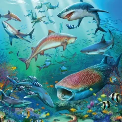 Ravensburger: Ocean Life (3 x 49)