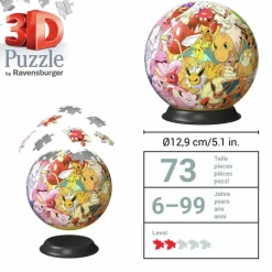 Ravensburger: Puzzle Ball - Pokemon, Kanto Region (72)