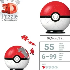 Ravensburger: Puzzle Ball - Pokemon, Poke Ball (54)