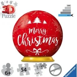 Ravensburger: Puzzle Ball - Christmas Ball Red (56)