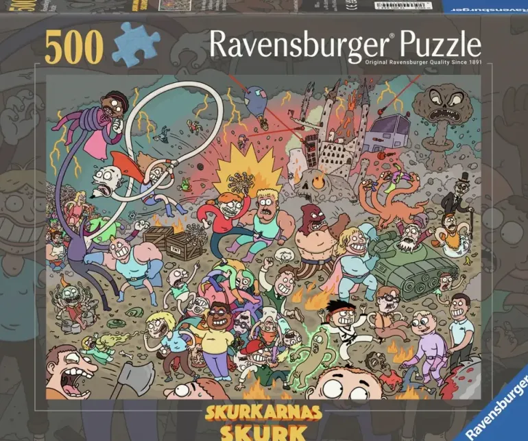 Ravensburger: Skurkarnas Skurk - En Helt Vanlig Dag På Skurkskolan (500)
