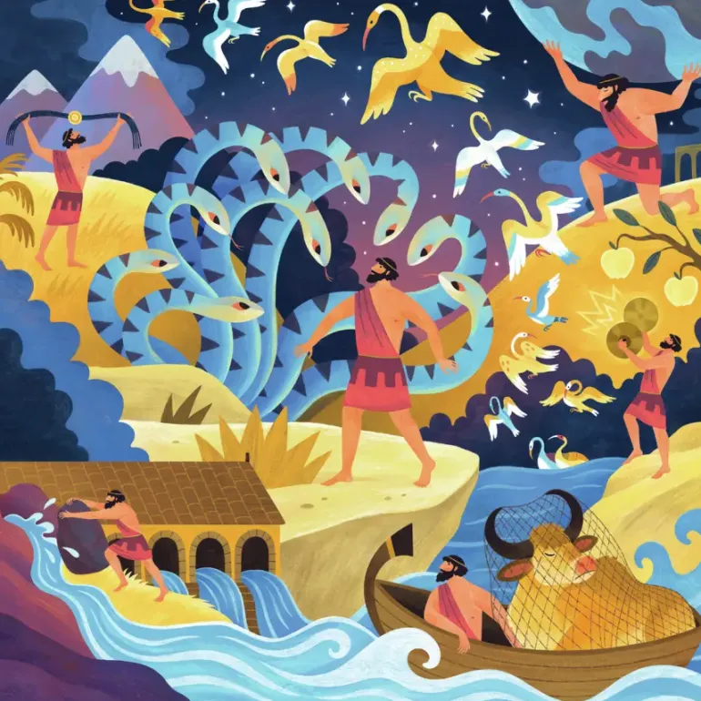 Ravensburger: Tales Around the World - The Twelve Labors of Hercules (64)