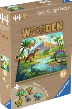 Ravensburger: Wooden Träpussel - Dinosaur Days (44)