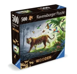 Ravensburger: Wooden Träpussel - Jungle Tiger (500)