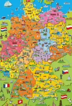 Schmidt: Cartoon Map of Germany (200)