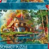 Schmidt: Dominic Davison - Water Mill in Autumn (1000)