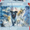 Schmidt: Mark Fredrickson - A Black Labrador in the Snow (1000)