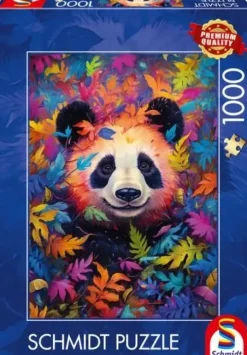 Schmidt: Panda in a Rainbow-Coloured Forest (1000)