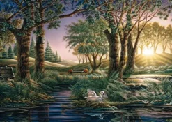 Schmidt: Terry Redlin - Morning Magic at the Lake (1000)