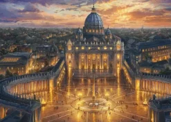 Schmidt: Thomas Kinkade - Painter of Light, Vatican Sunset (1000)