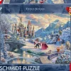 Schmidt: Thomas Kinkade - Painter of Light, Disney: Beauty and the Beast's Winter Enchantment (1000)