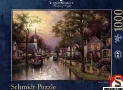 Schmidt: Thomas Kinkade - Painter of Light, Hometown Morning (1000)