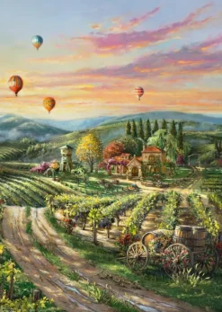 Schmidt: Thomas Kinkade - Studios, Peaceful Valley Vineyard (1000)