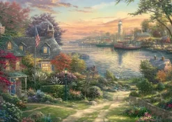 Schmidt: Thomas Kinkade Studios - New England Harbour (1000)