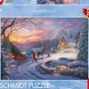 Schmidt: Thomas Kinkade Studios - Disney, Cinderella Bringing Home the Tree (1000)