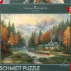 Schmidt: Thomas Kinkade Studios - Evening at Autumn Lake (1000)