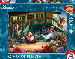 Schmidt: Thomas Kinkade Studios - Disney, Lilo and Stitch - Aloha Christmas (1000)