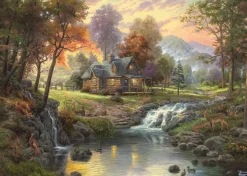 Schmidt: Thomas Kinkade Studios - Mountain Retreat (1000)