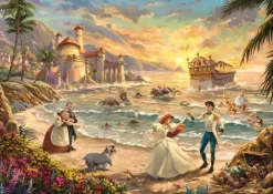 Schmidt: Thomas Kinkade Studios - Disney, Little Mermaid Celebration of Love (1000)