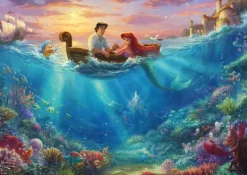 Schmidt: Thomas Kinkade Studios - Disney, Little Mermaid Falling in Love (500)