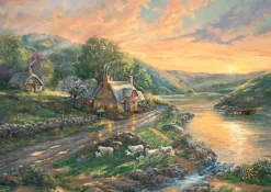 Schmidt: Thomas Kinkade Studios - Daybreak at Emerald Valley (1000)