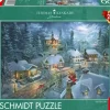 Schmidt: Thomas Kinkade Studios - Santa's Silent Night (1000)